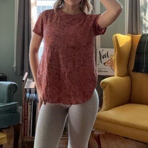 Old Navy Pink Textured Top